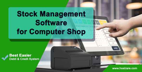 Stock Management for Computer Shop with Barcode Reader